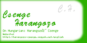 csenge harangozo business card